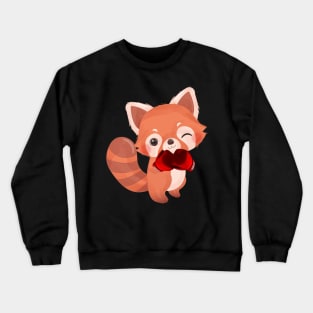 Red panda My Animal Spirit-Red panda Boxing - Funny Red Panda Lover Red pandas Essentiel Crewneck Sweatshirt